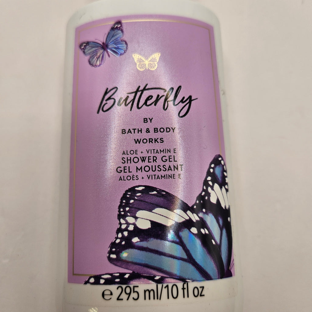 BODY AND BODY WORKS BUTTERFLY SHOWER GEL-2 PACK 10oz BOTTLES
