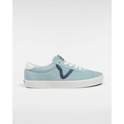 VANS MEN'S 8 SPORT LOW 2-TONE SUEDE GREY MIST NIB LOW TOP SNEAKER