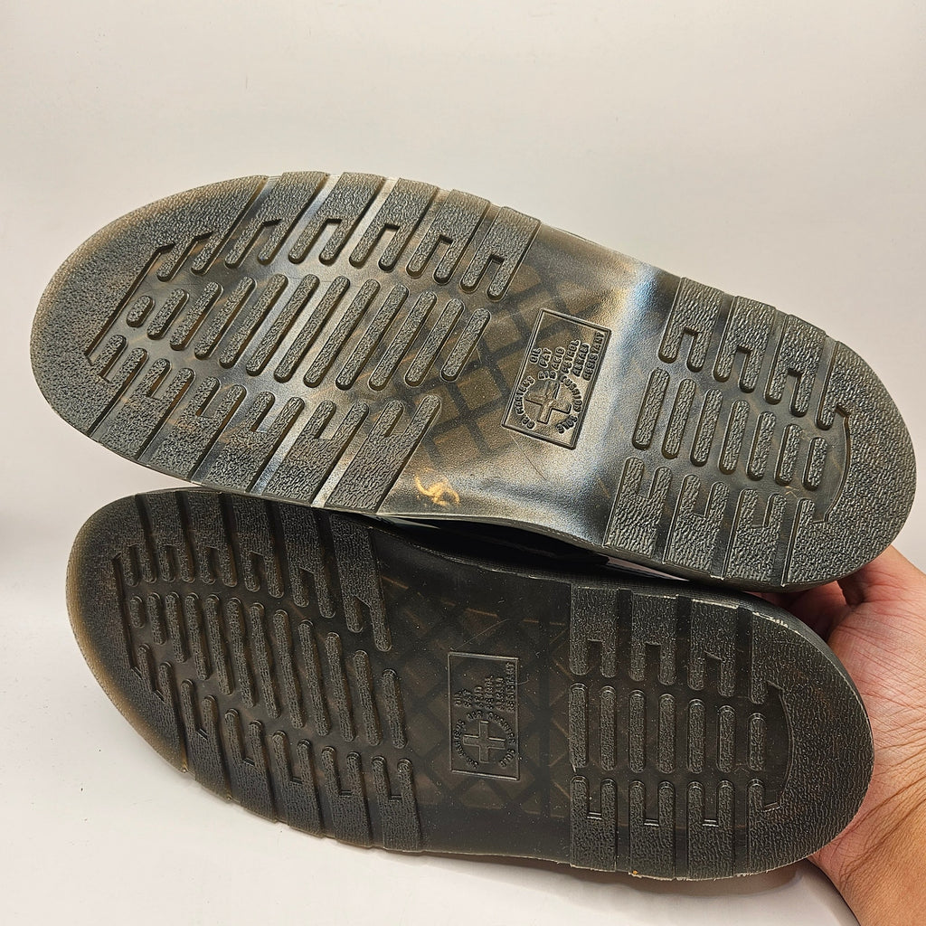 DR MARTENS MEN'S 8 ISHAM GENIX NAPPA RECLAIMED THERMAL MAP SLINGBACK MULE NWOB