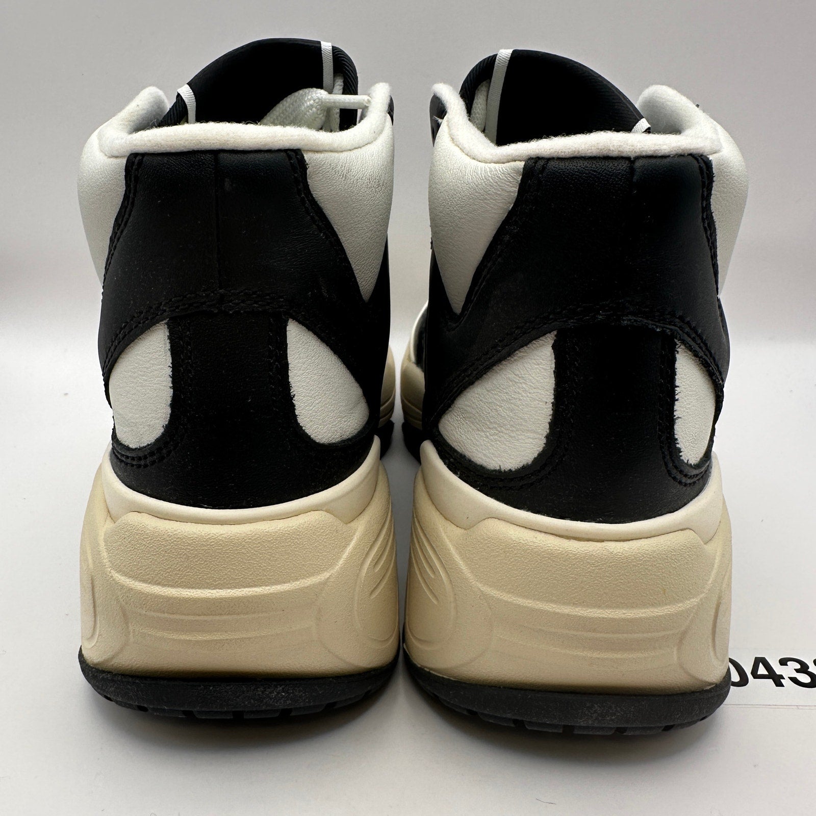 CONVERSE Men's 3.5 Women's 5 Weapon CX Mid Black Vintage White 171556C