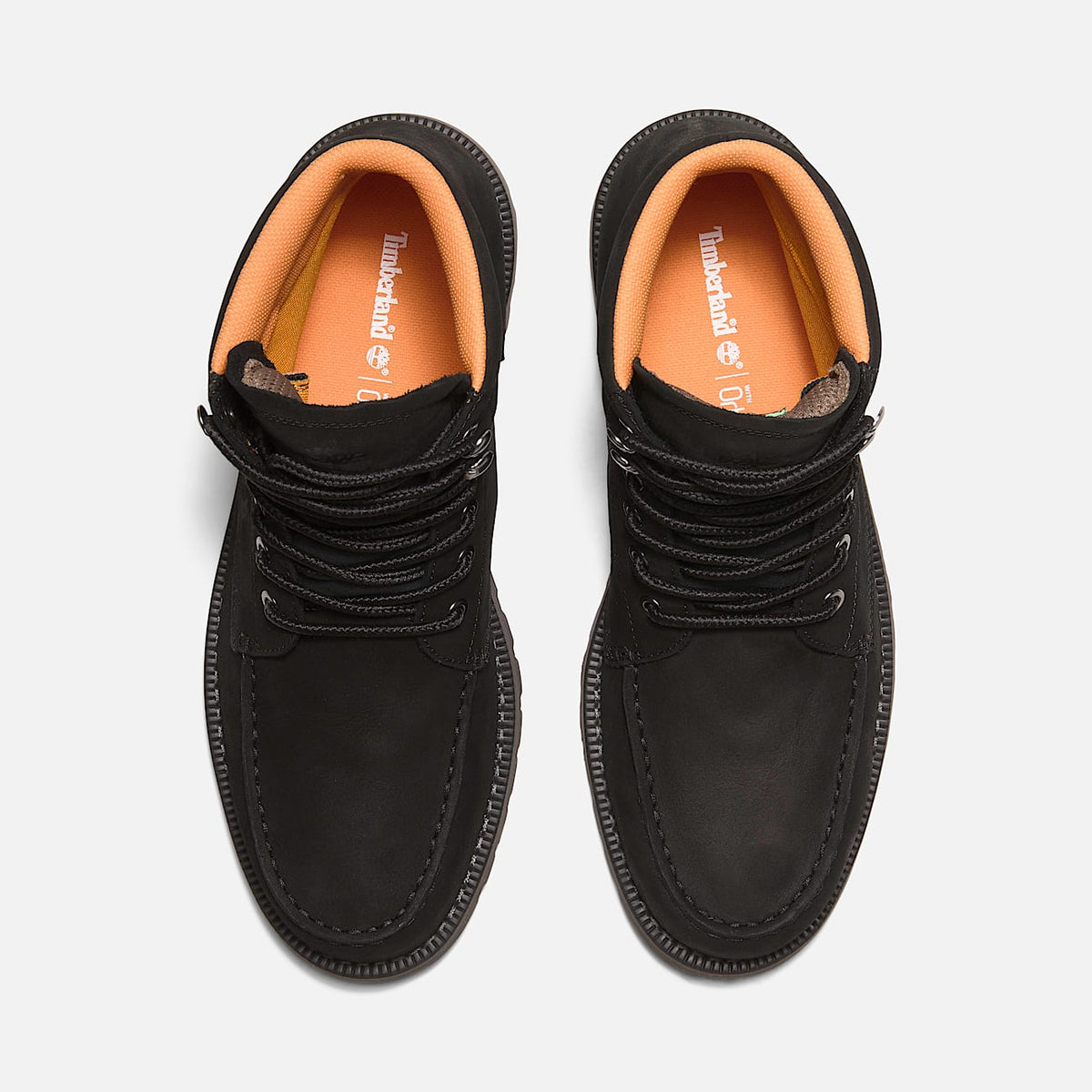 TIMBERLAND MEN'S 8 REDWOOD FALLS MID LACE WATERPROOF BLACK NUBUCK BOOTS
