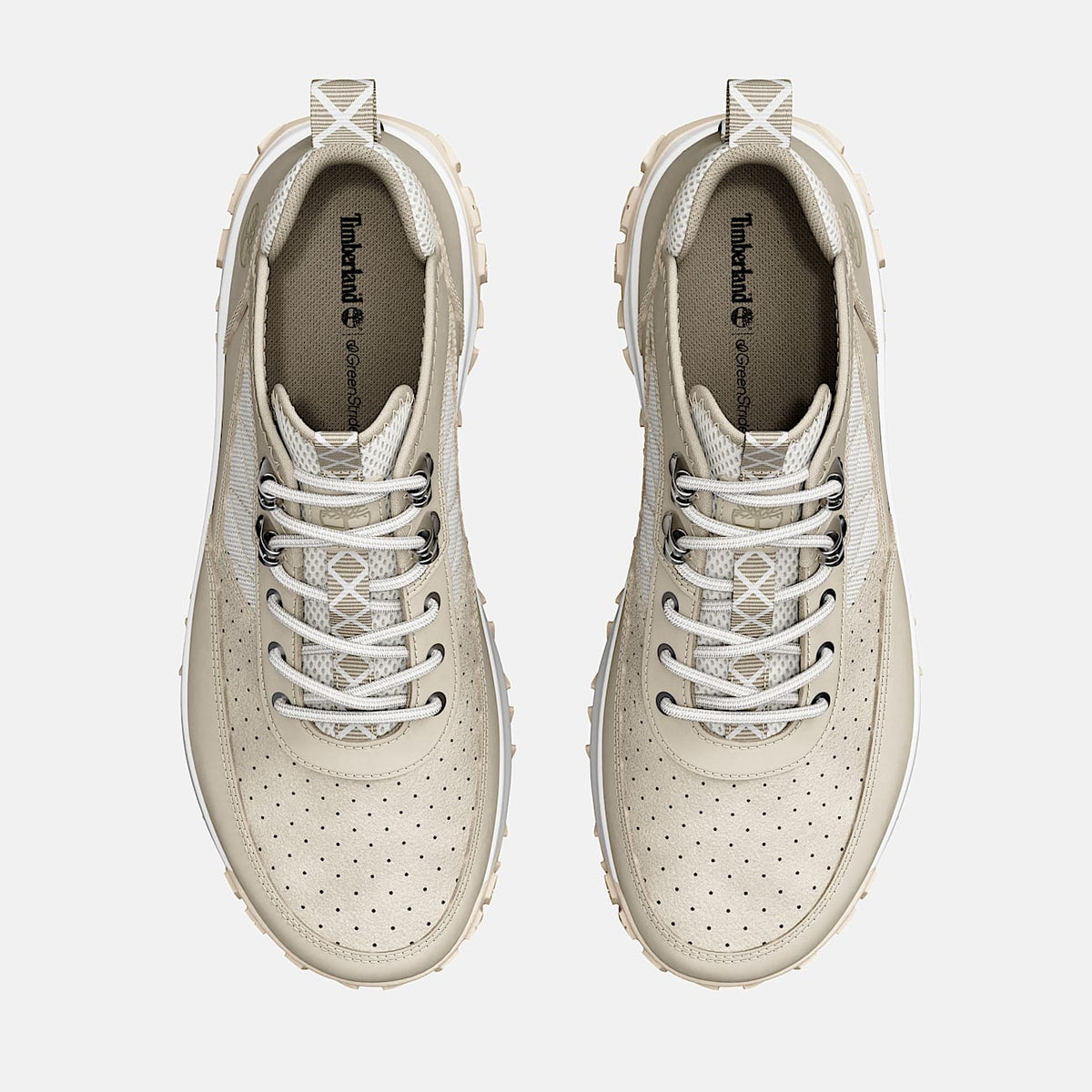 TIMBERLAND WOMEN'S 11 GREENSTRIDE MOTION 6 LOW LACE SNKR WHT NUBUCK NIB