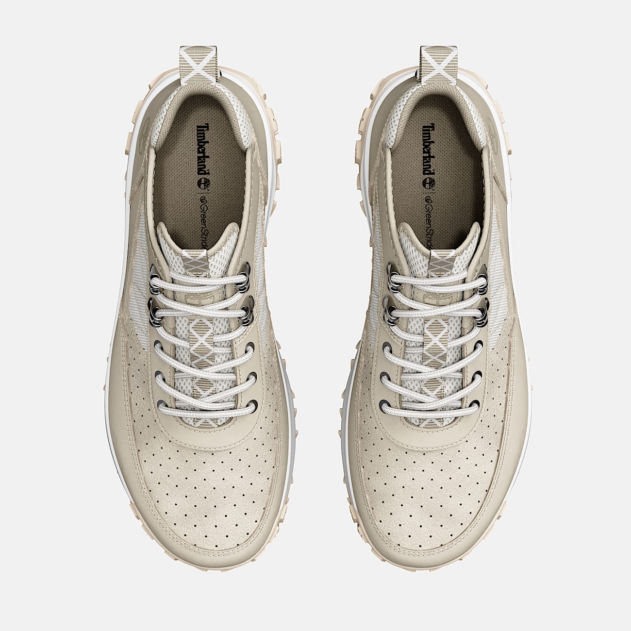 TIMBERLAND WOMEN'S 11 GREENSTRIDE MOTION 6 LOW LACE SNKR WHT NUBUCK NIB