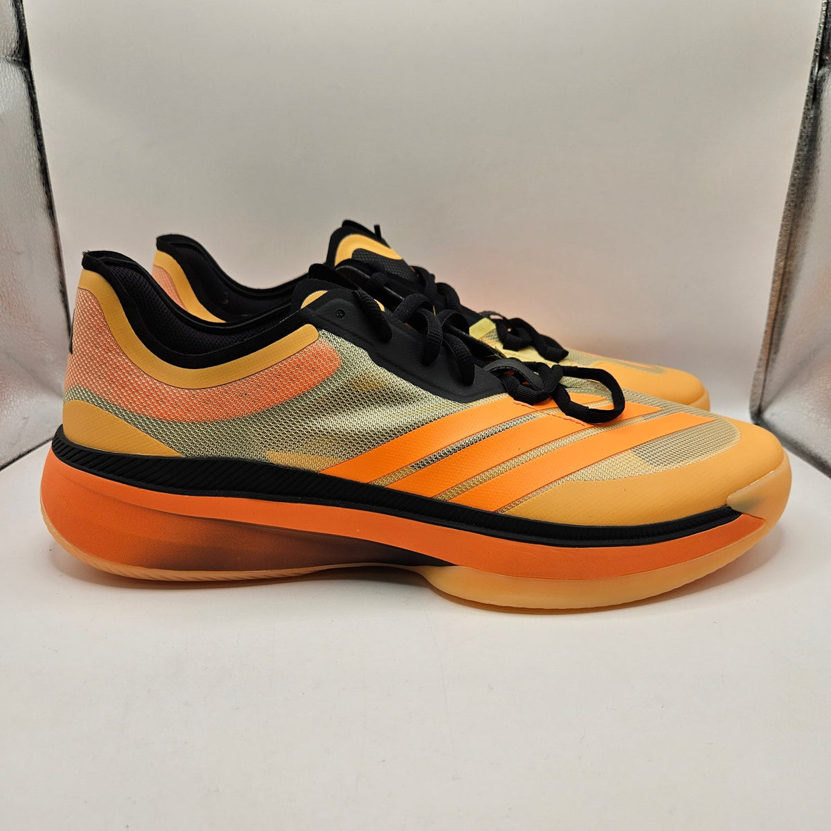 ADIDAS MEN'S 15 ADIZERO SELECT 3.0 ORANGE BASKETBALL SNEAKERS JR8275