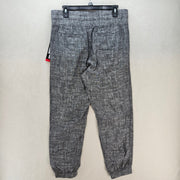 BRIGGS WOMEN'S MEDIUM GRAY LINEN PANTS NWT