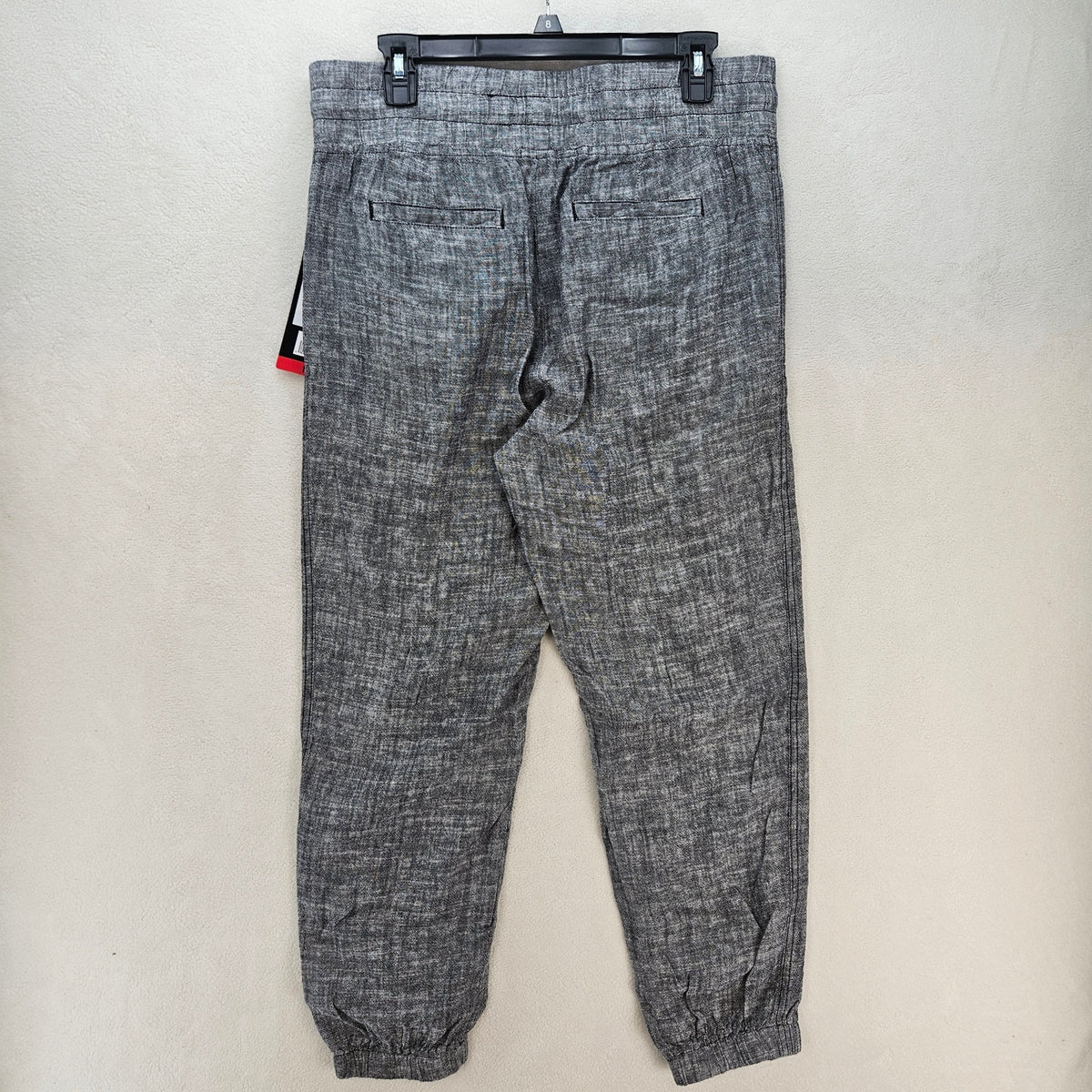 BRIGGS WOMEN'S MEDIUM GRAY LINEN PANTS NWT
