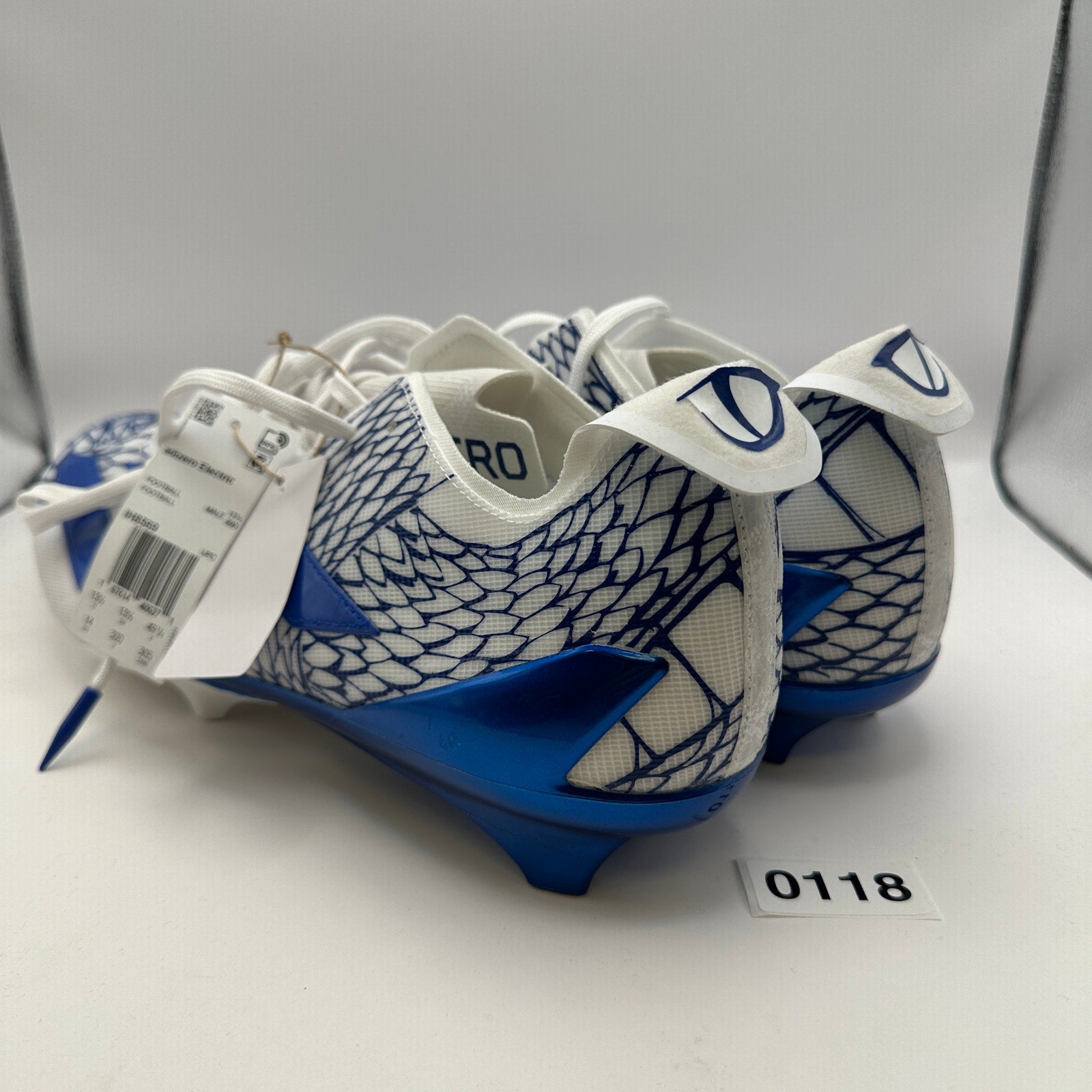 ADIDAS Adizero Mens 14 Electric Football Cleats Graffiti Blue/White IH8569