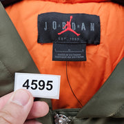 JORDAN MEN'S LARGE RENEGADE FLIGHT THERMA-FIT HOODED JACKET OLIVE HV0540-222