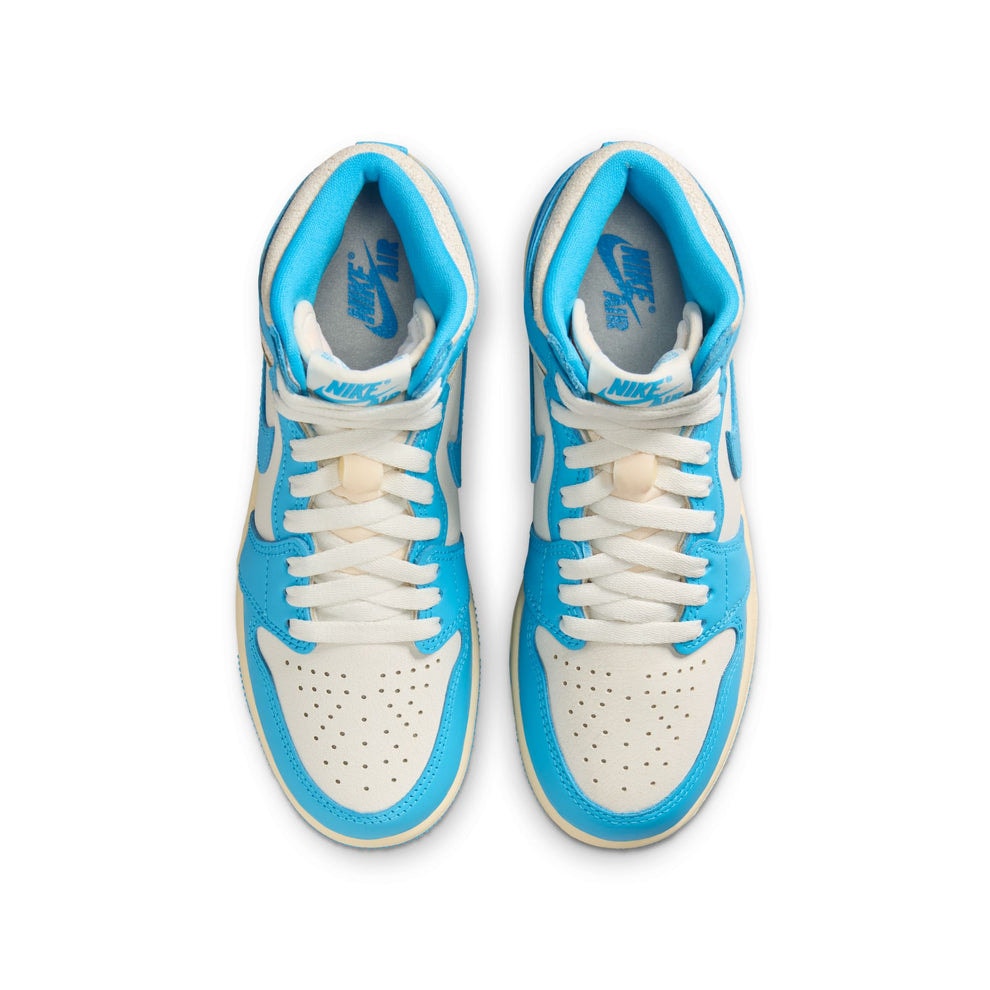 JORDAN 1 YOUTH 6.5 WOMEN'S 8 RETRO HIGH OG UNC REIMAGINED SNEAKER FD1437-402