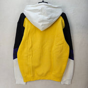 ADIDAS ORIGINALS MEN'S LARGE GRAPHIC SOCCER PULLOVER HOODIE KC7917 YELLOW BLACK