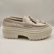 CONVERSE WOMEN'S 8 ALL STAR LUGGED HEEL LOAFER PLATFORM SUEDE TASSEL A15553C