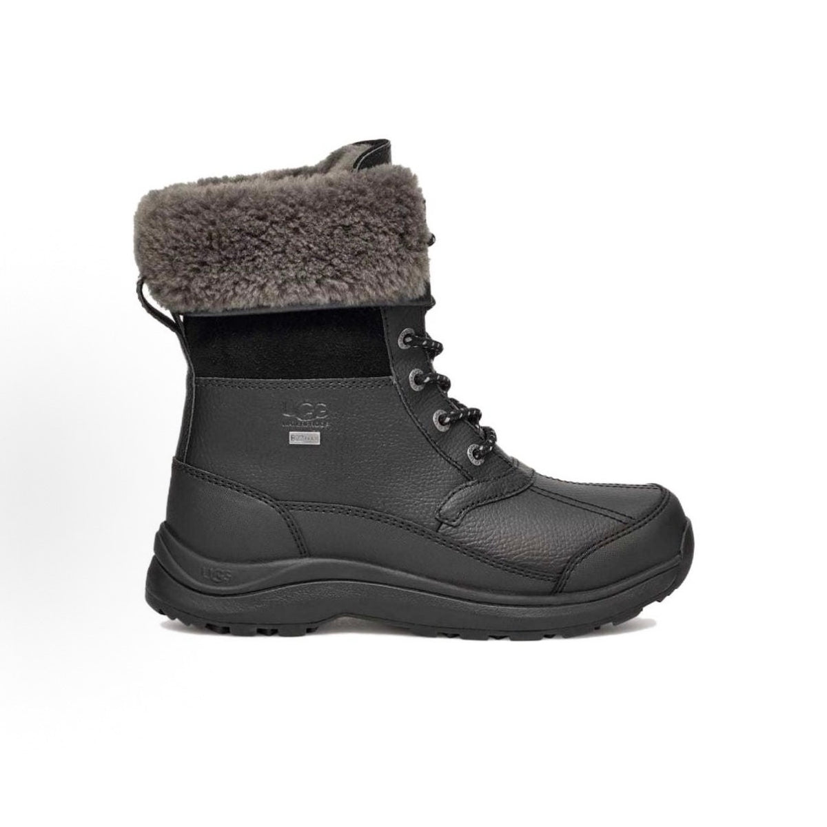 UGG WOMEN'S 8 BLACK ZAYLEE MICRO WINTER BOOTS WATERPROOF 1138155 NIB