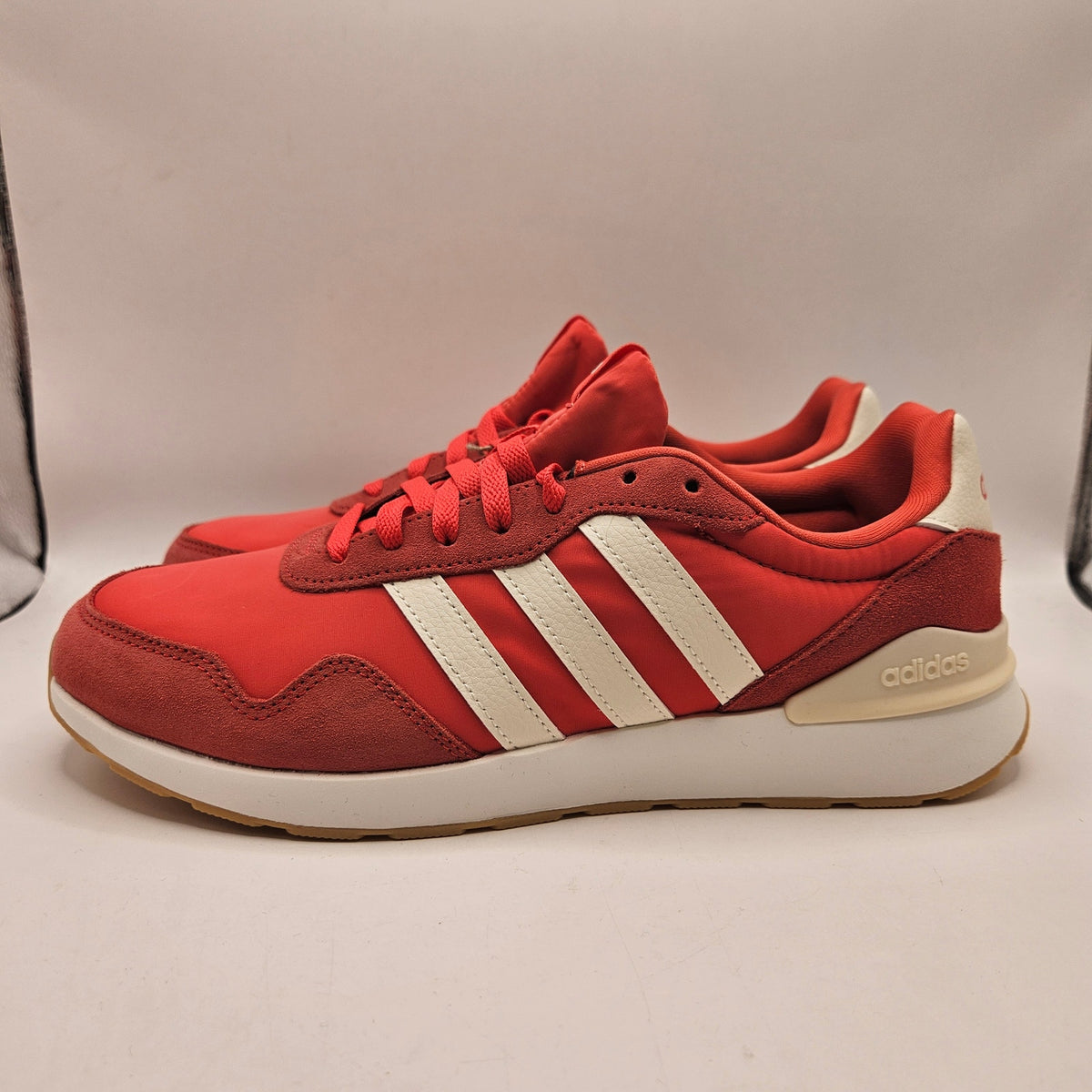ADIDAS WOMEN'S 9.5 RETROPY F2 RED SUEDE RED WHITE GUM NWOB JP5973