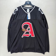 ADIDAS MEN'S XLARGE ORIGINALS TREFOIL OG 2 IN 1 JERSEY BLACK RED RARE KS5328