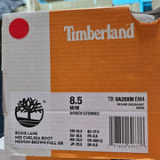 TIMBERLAND WOMEN'S 8.5 ROXIE LANE MID CHELSEA BOOT BROWN FULL GRAIN NIB