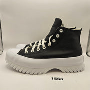CONVERSE MEN'S 8.5 CHUCK TAYLOR ALLSTAR LUGGED 2.0 GENUINE LEATHER HI A03704C
