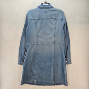 LEVI'S WOMEN'S XL FLYNN WESTERN DRESS NWT MEDIUM WASH A LINE