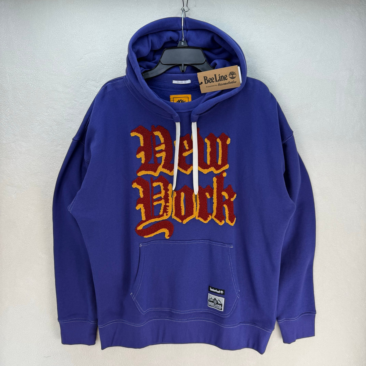 TIMBERLAND X BEELINE LARGE PURPLE HOODIE Heavy Cotton Material by BBC