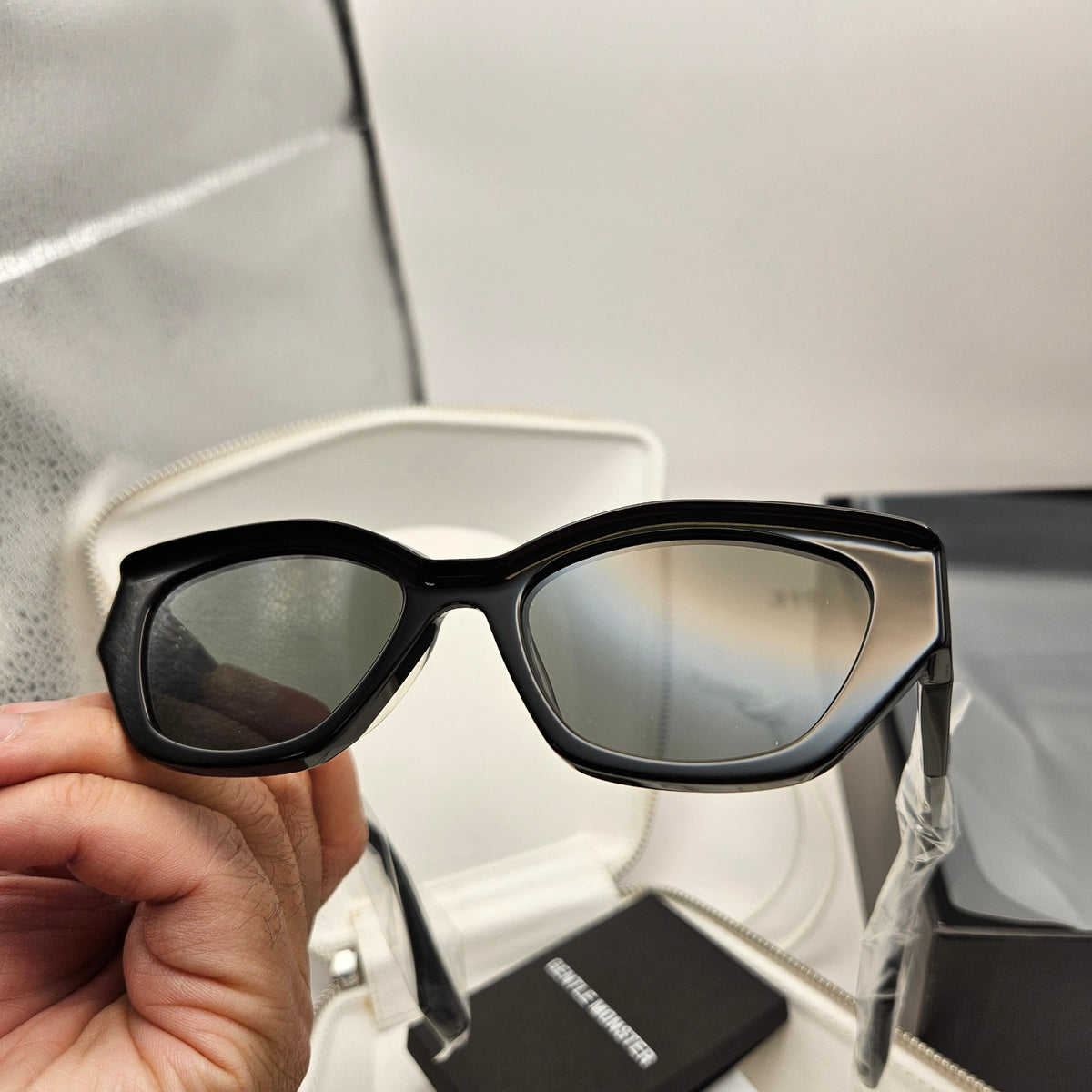 GENTLE MONSTER X COPPERNI 5G 01 BLACK SUNGLASSES LIMITED EDITION NIB
