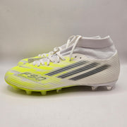 ADIDAS WOMEN'S 8.5 F50 SPARKFUSION LEAGUE SOCCER CLEATS FG AG WHITE NWOB JP8350