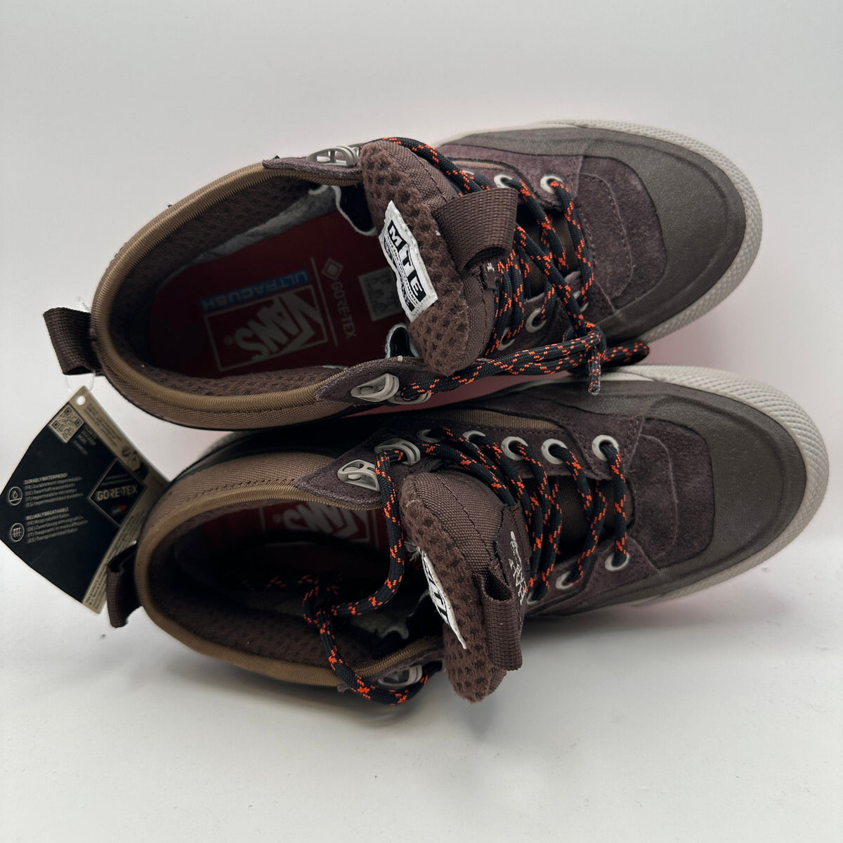 VANS Half Cab GORE-TEX Mens Size 6 MTE Shoes Brown Gray All-Trac Ultra Cush WP