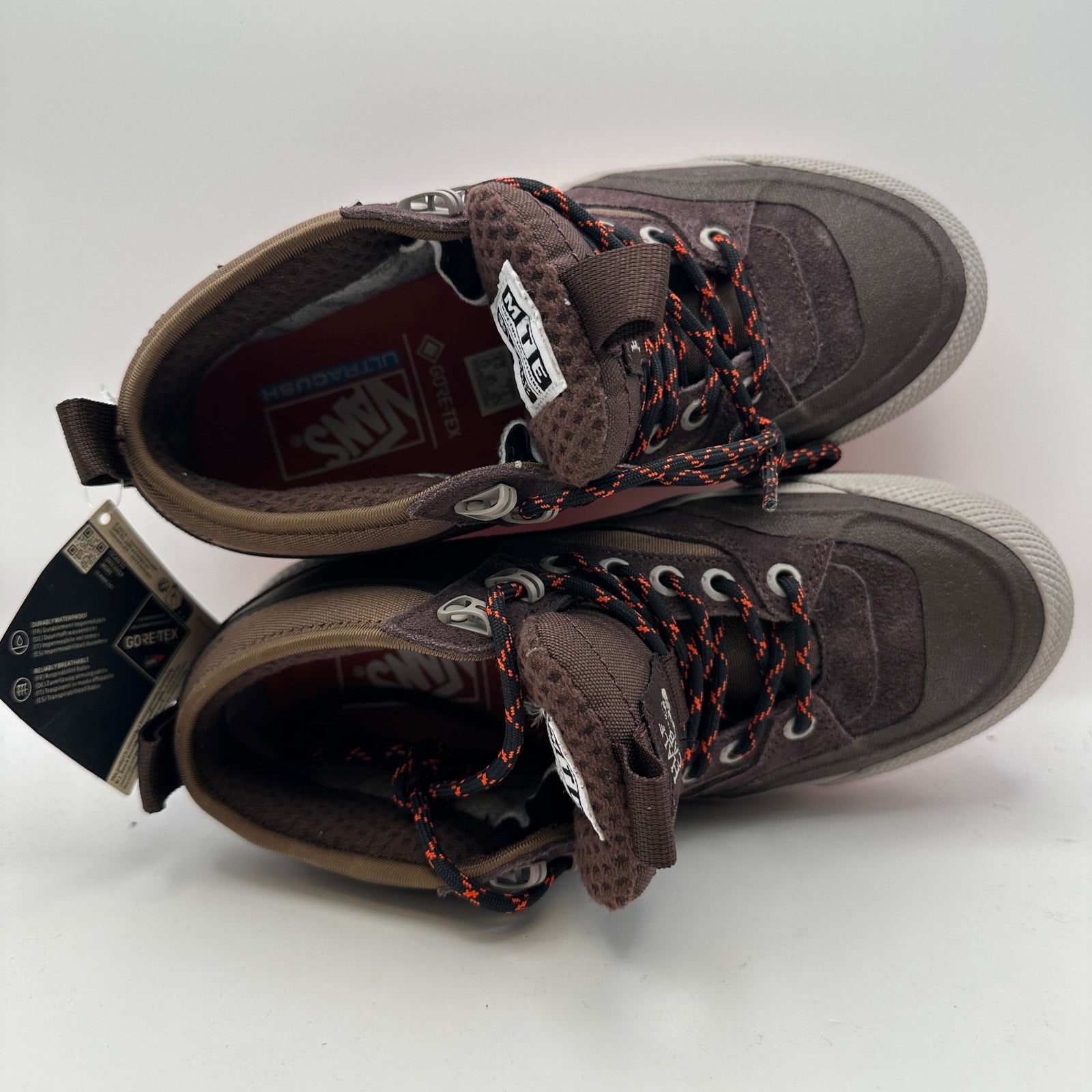 VANS Half Cab GORE-TEX Mens Size 6 MTE Shoes Brown Gray All-Trac Ultra Cush WP