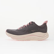 HOKA WOMEN'S 6 CLIFTON 10 RUNNING SHOES 1162031GXYD GALAXY DRIED ROSE GRAY