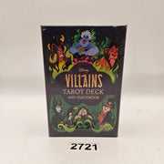 DISNEY VILLAINS TAROT CARD DECK AND GUIDBOOK SET SEALED NWT