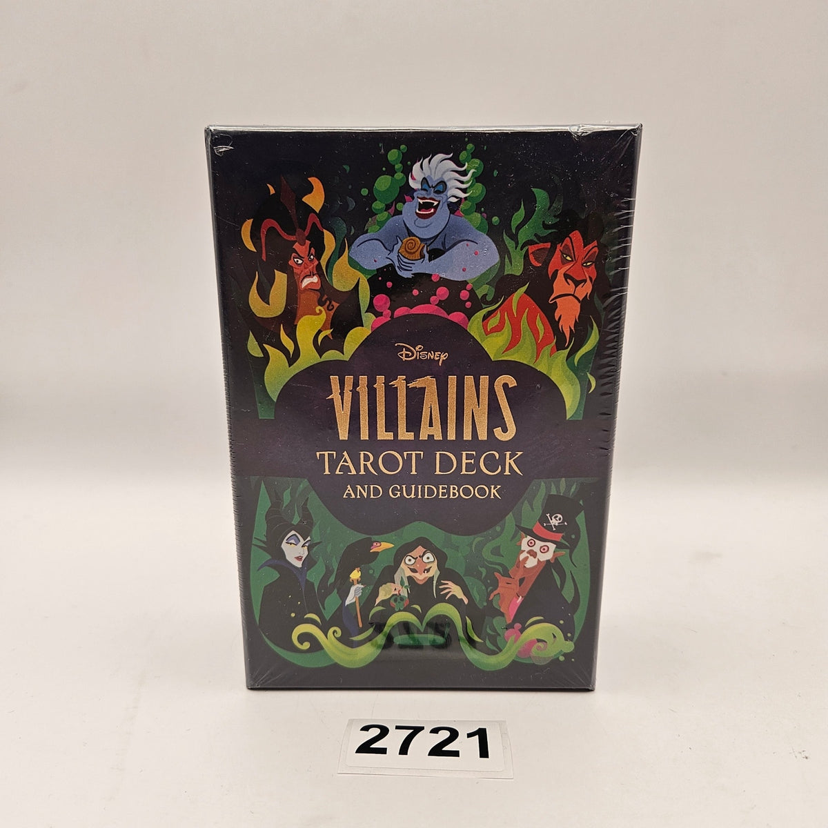 DISNEY VILLAINS TAROT CARD DECK AND GUIDBOOK SET SEALED NWT