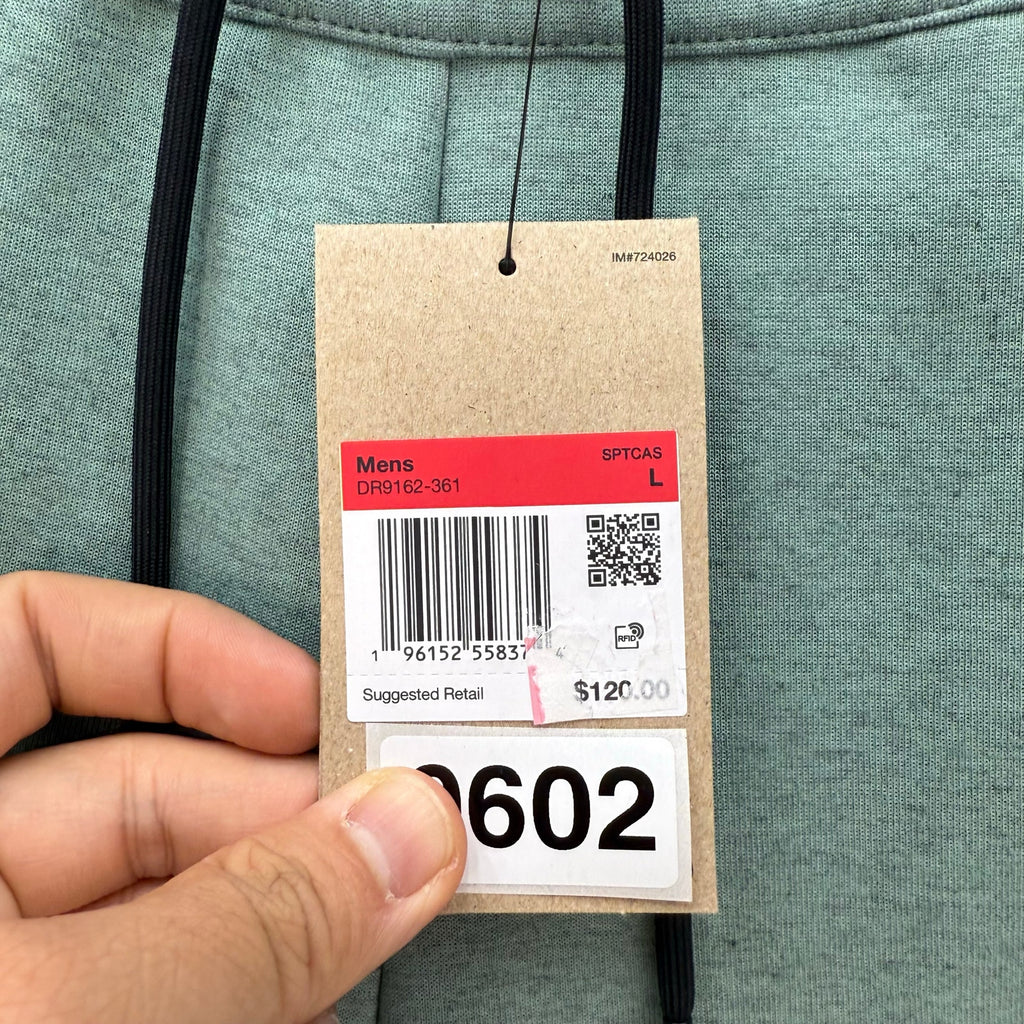 NIKE SPORTSWEAR SZ L TECH FLEECE JOGGER DR9162-361 MICA GREEN