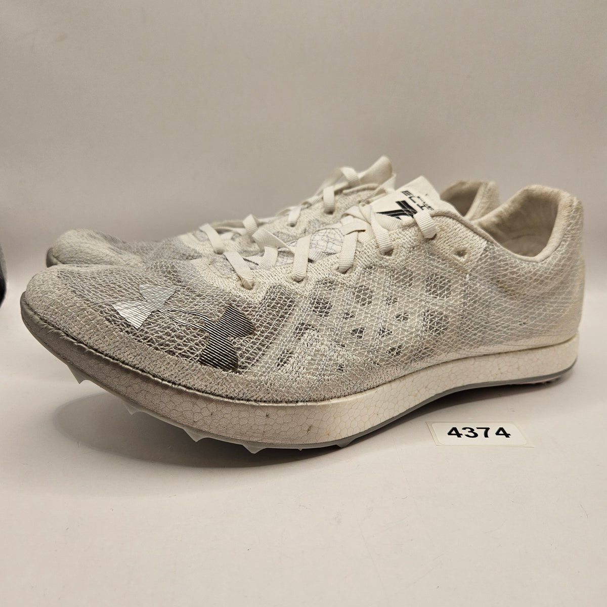 UNDER ARMOUR MEN'S 11 SHAKEDOWN ELITE TRACK WHITE HALO GREY 3026442-100
