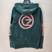 PUMA MEN'S SMALL WICKED GRAPHIC PRINT PULLOVER HOODIE ACID GREEN 636684-60