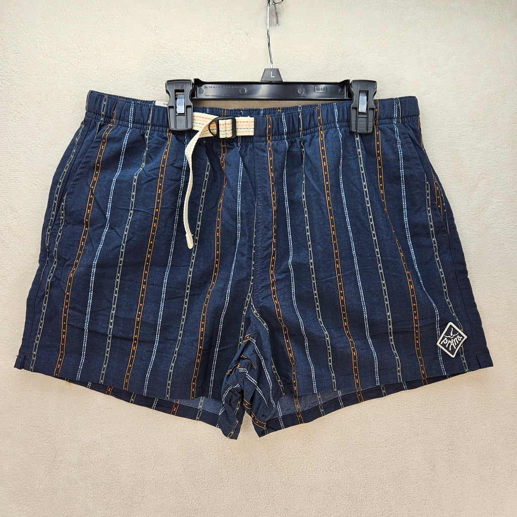 PRANA WOMEN'S MEDIUM INDIO HERITAGE SHORT CARGO STYLE STORMY NIGHT NWT