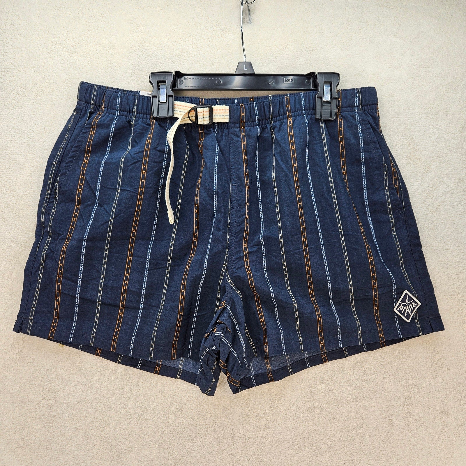 PRANA WOMEN'S MEDIUM INDIO HERITAGE SHORT CARGO STYLE STORMY NIGHT NWT