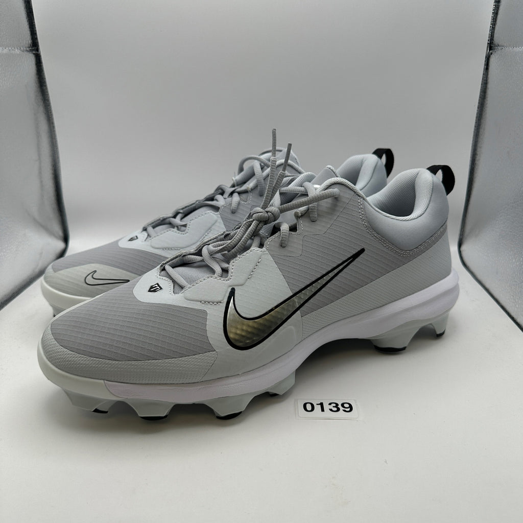 NIKE Baseball Cleats Men's 15 Force Trout 9 Pro MCS Gray