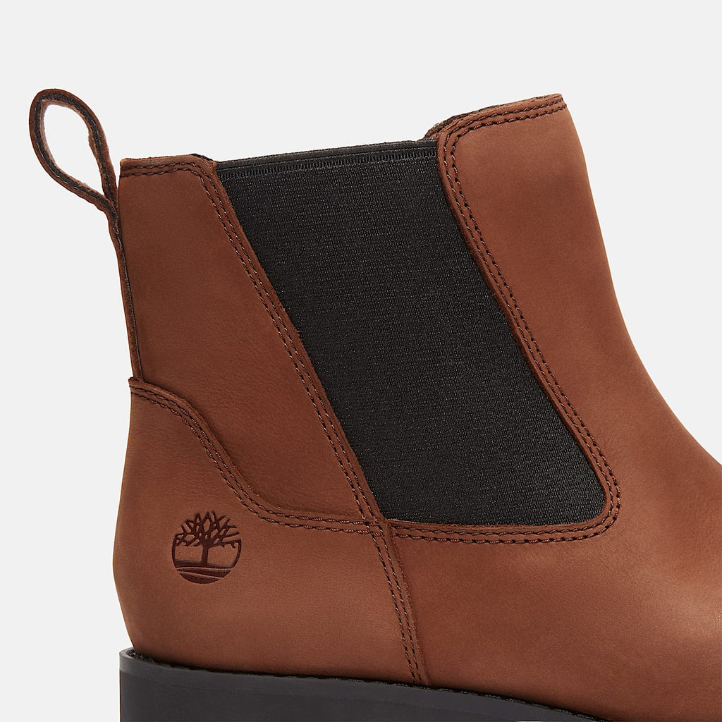 TIMBERLAND WOMEN'S 9 ELLENDALE CHELSEA BOOTS BROWN NIB