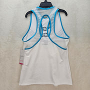 LUCKY IN LOVE WOMEN'S XS MULTICOLOR FITTED TANK TOP TENNIS WHITE NWT
