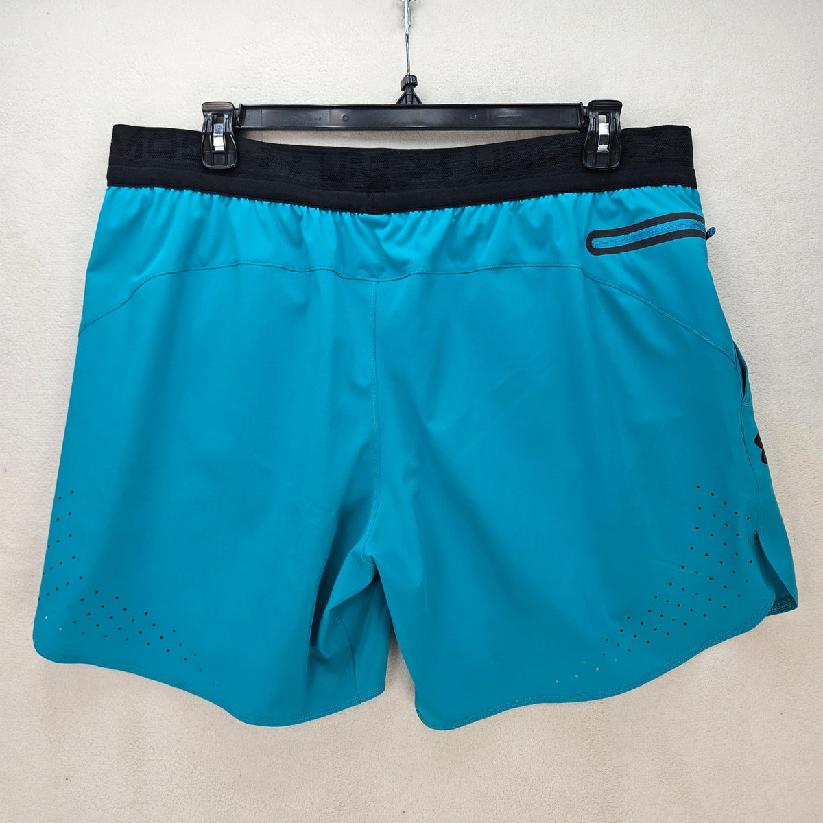 UNDER ARMOUR MEN'S XXL PEAK WOVEN VANISH ELITE 6" ACTIVE SHORTS TURQUOISE NWT