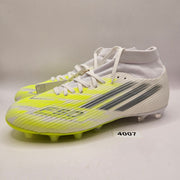ADIDAS WOMEN'S 8.5 F50 SPARKFUSION LEAGUE SOCCER CLEATS FG AG WHITE NWOB JP8350