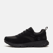 TIMBERLAND MEN'S 12 VOYAGER PARK LOW LACE SNEAKER BLACKOUT MESH NIB