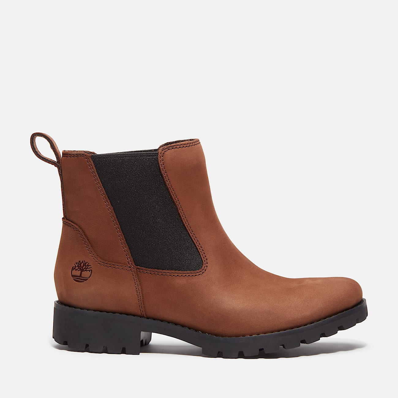 TIMBERLAND WOMEN'S 9 ELLENDALE CHELSEA BOOTS BROWN NIB
