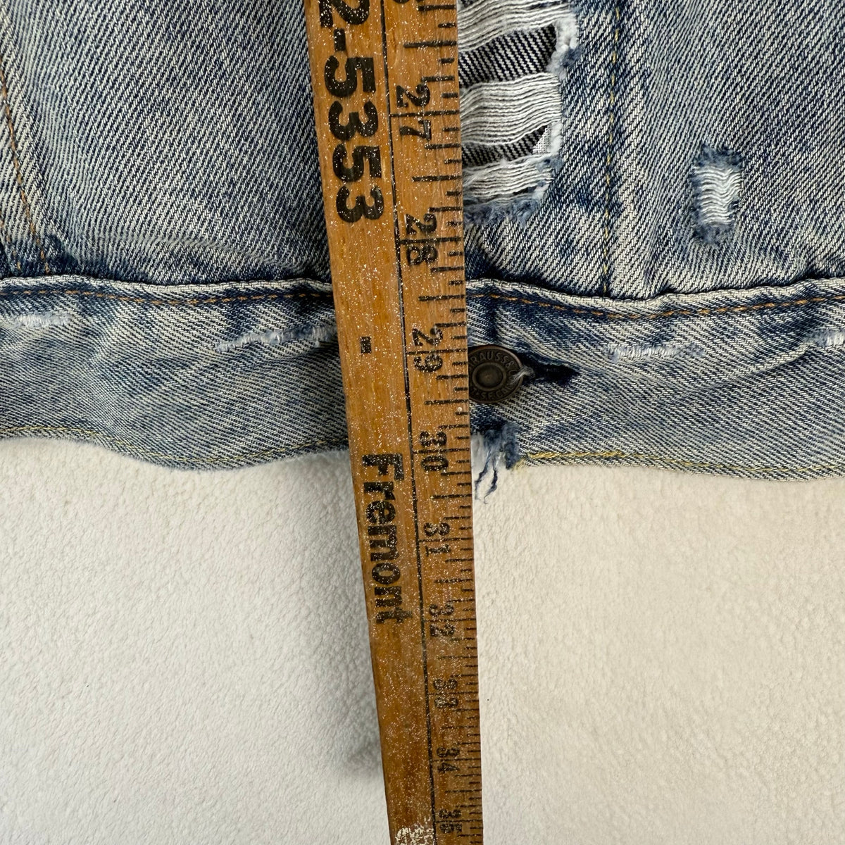 LEVI'S MEN'S 3XL TRUCKER DENIM JACKET WASH BLUE A57820006