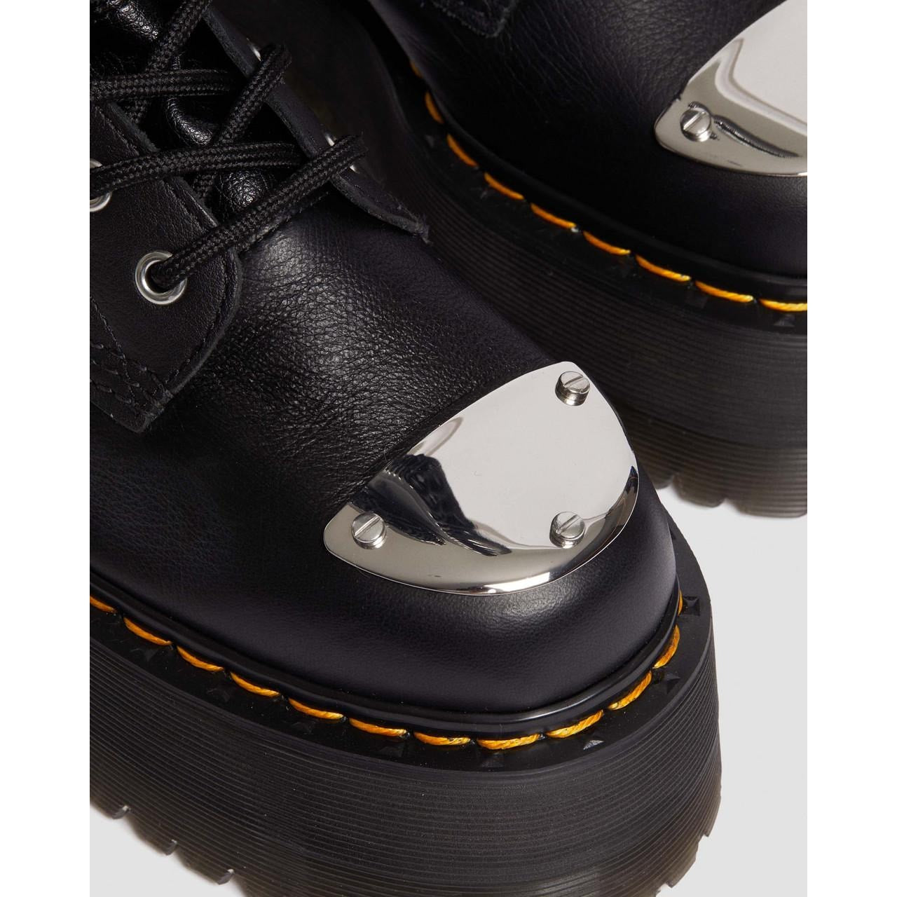 DR MARTENS WOMEN'S 6 VIRGINIA LEATHER 28-EYE EXTREME MAX THIGH HIGH BOOTS NWOB