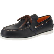 TIMBERLAND MEN'S 12 WIDE NAVY BLUE CEDAR BAY BOAT SHOE TB0A28BM019