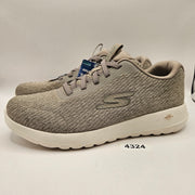 SKECHERS MEN'S 8.5 GO MAX BUNGEE SLIP ON TAUPE 216238 BREATHABLE