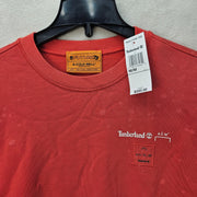 TIMBERLAND MEN'S MEDIUM A-COLD-WALL FUTURE PULLOVER SWEATSHIRT CORAL RED $300