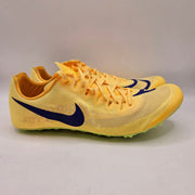 NIKE MEN'S 7.5 ZOOM JA FLY 4 CITRON PULSE INDIGO BURST TRACK SPIKES DR2741-800