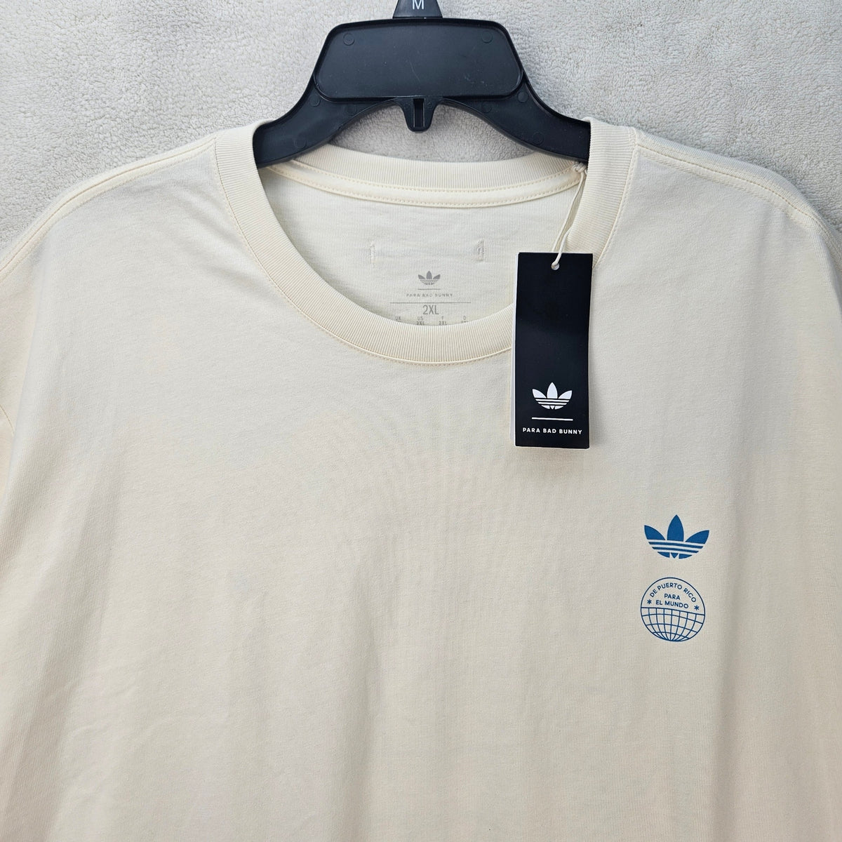 ADIDAS ORIGINAL X BAD BUNNY XXL HEAVY OVERSIZED CIUDAD DE MEXICO CREAM KX4478