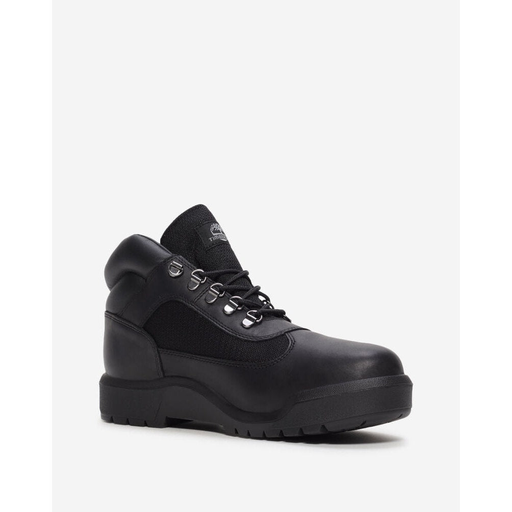 TIMBERLAND MEN'S 7 FIELD BOOT MID LACE UP WATERPROOF BLACK NIB