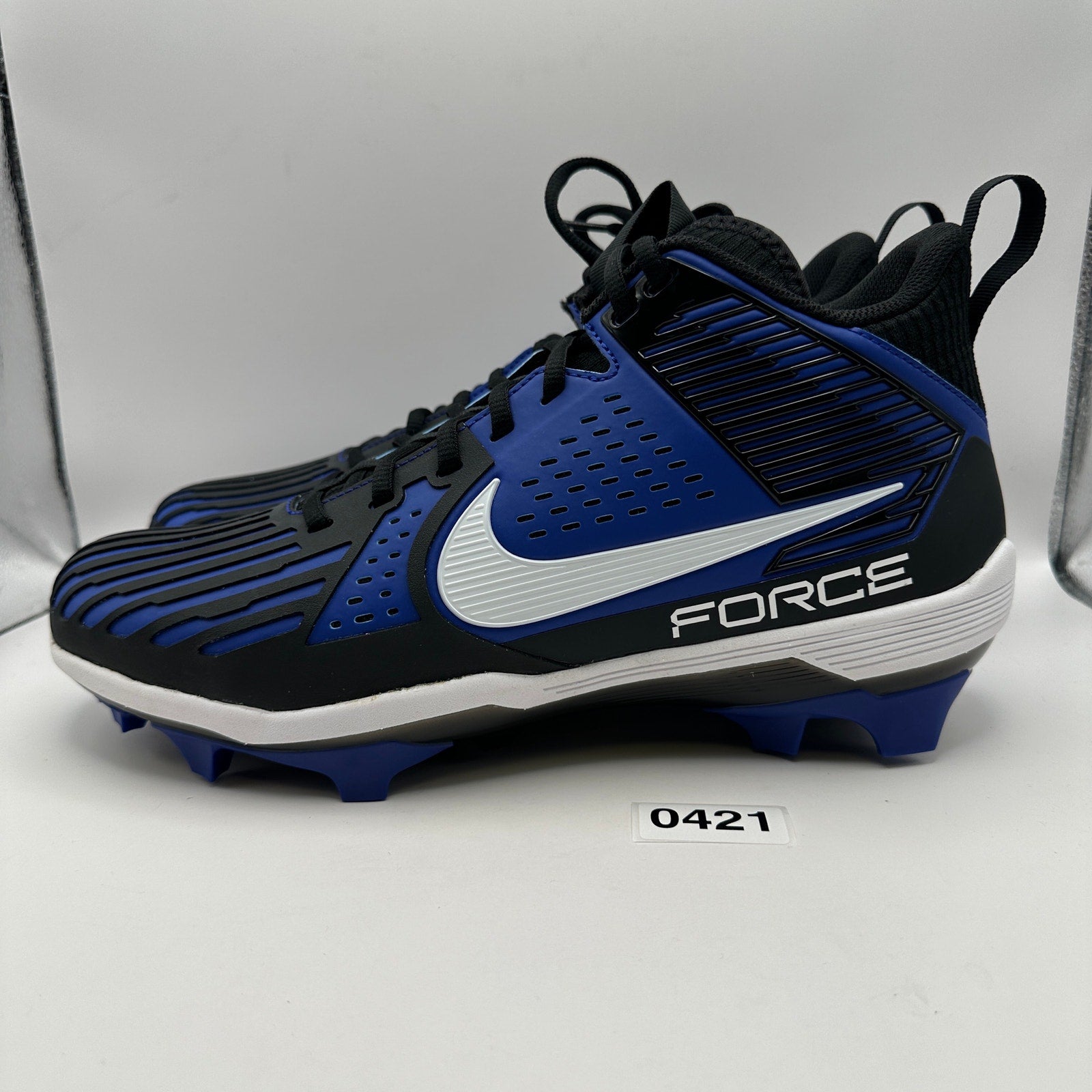 NIKE Men's 12.5 FORCE SAVAGE PRO 3 FOOTBALL CLEATS BLUE BLACK